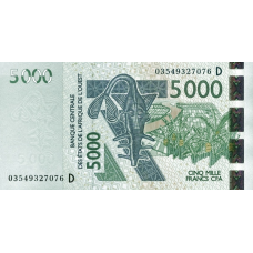 P417Da Mali - 5000 Francs Year 2003